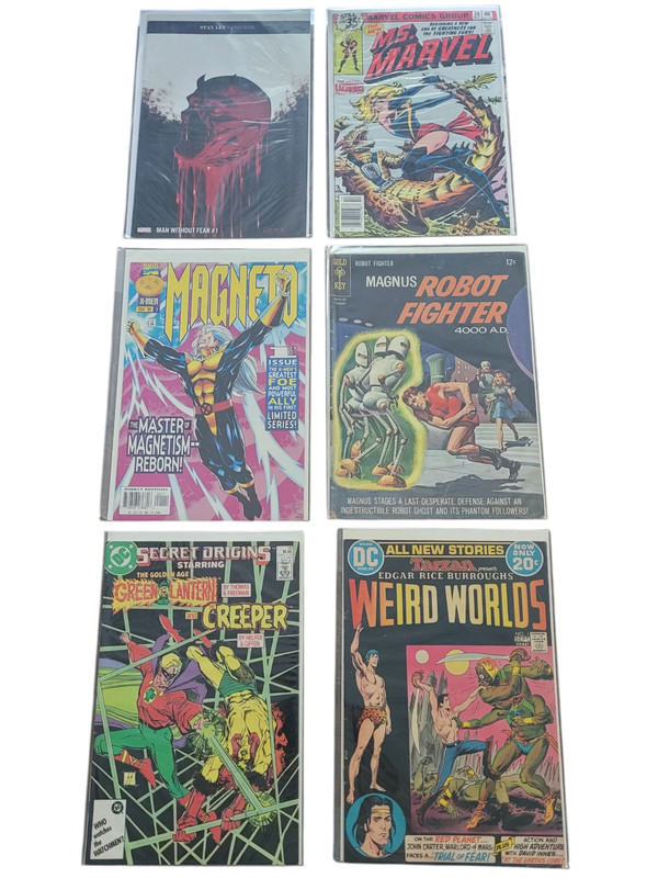 Comic Lot #2 – Rare Ms. Marvel 20 35¢ Variant + Bronze & Modern Marvel DC G. KEY