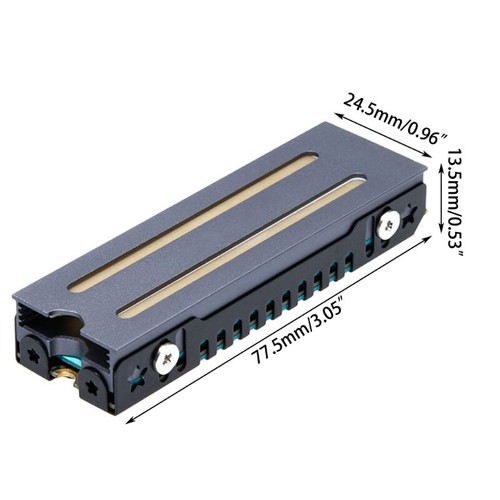RGB M.2 2280 NVMe Solid States Drive Heat Dissipation SSD Double Sided Radiator - Afbeelding 8 van 8