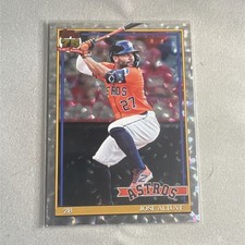 Topps 2026 Series 1 Jose Altuve Houston Astros Foilboard Parallel Card #T91-7