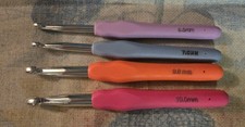 Large Ergonomic Crochet Hooks Set 6.5mm 7.0mm 9.0mm 10mm 10.0Mm 5 Size