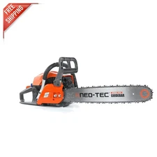 Lightweight NEOTEC Chainsaw, 20 Inch with 62CC Power for Efficient Wood Cutting
