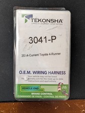 Tekonsha 3041-p Trailer Brake Control Harness For 14-21 Toyota 4runner