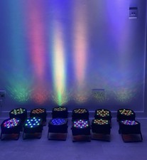 6 x rechargeable battery Disco Light 36LED Uplighter’s Stage Lighting PAR DMX uk