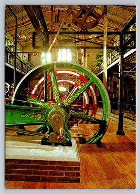 #ad 1876 Centennial Exhibition Norwalk Stationary Steam Engine Postcard $20.00