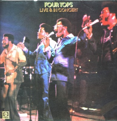 Four Tops - Live & In Concert - UK Vinyl LP - Black ABC Label ABCL 5062.