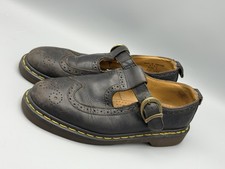 Vtg Dr Martens Shoes Women US 9 / UK 7 Wingtip 8142 Made in England Mary Jane