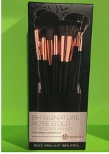 BH Cosmetics Signature Rose Gold 13 Piece Brush Set New