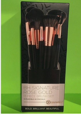 BH Cosmetics Signature Rose Gold 13 Piece Brush Set New | eBay