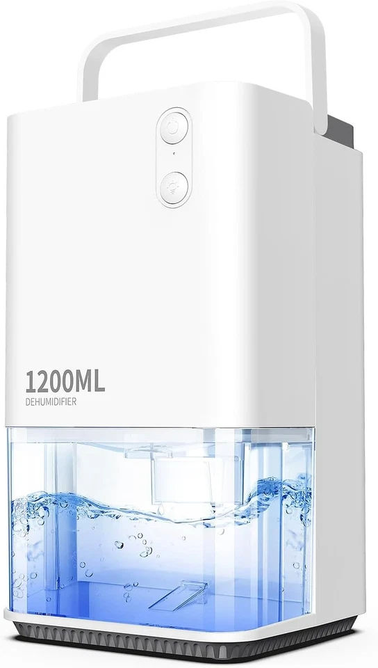 EasyAcc Luftentfeuchter 1200ml Leise Entfeuchter Energiesparend Tragbarer DE