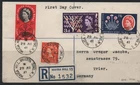 GB ER2 1961 Centenary Post Office Savings SG623A-SG625A FDC