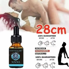 Man's Penis Permanent Thickening Oil Increase Growth Size Promote Enlargement
