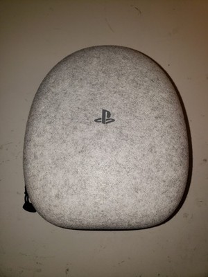 Genuine Sony Playstation Pulse Elite Headphones Carrying Case Grey Felt