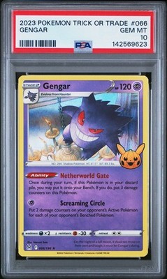 【PSA10】ゲンガー トリックオアトレード trick or trade Gengar 066/196 Pokemon Trick or Trade PSA 10 | eBay
