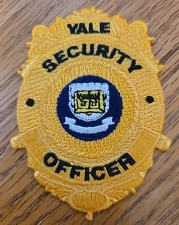 YALE UNIVERSITY New Haven CONNECTICUT small SECURITY police PATCH