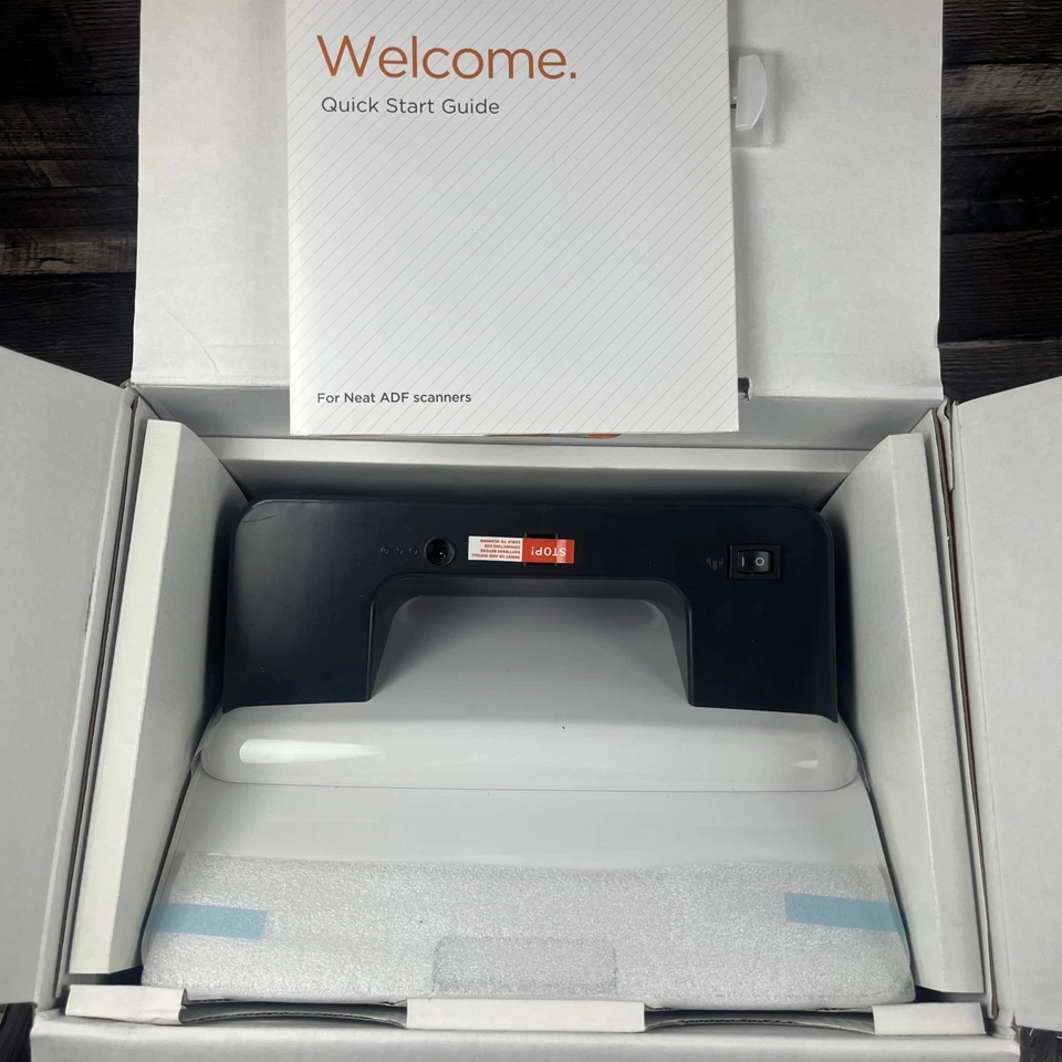 Neat Desk Pass-Through Scanner White Home Office Edition Brand New Free Shipping - Image 4 of 4