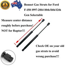 Front Bonnet Hood / Rear Hard Lid Cover Gas Struts For Ford F-150 F150 1997-2014
