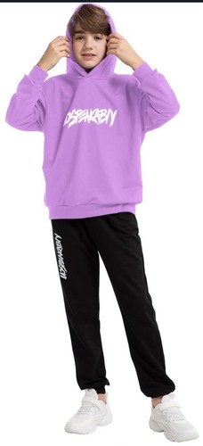 amropi Boys/Girl Tracksuit Pullover Hoodie Jogging Pants Set 2 Sweatsuit Sz15-16 - Picture 3 of 6