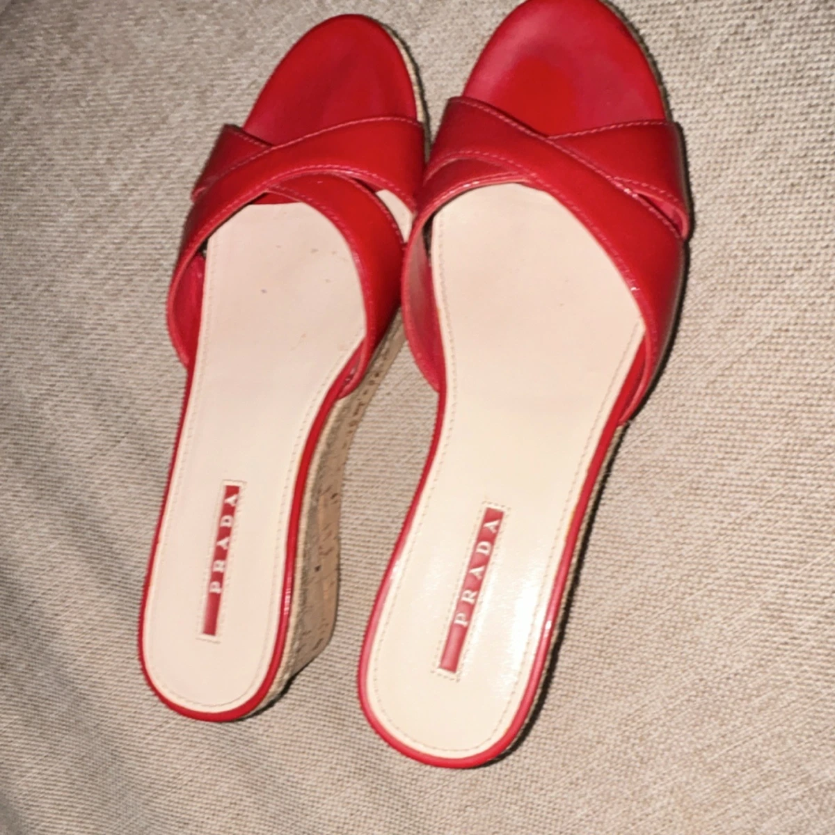PRADA Red Sandals for Women for sale | eBay