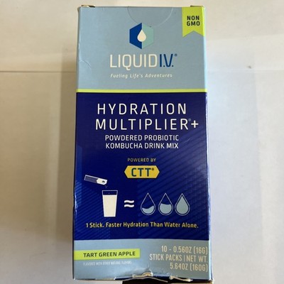 Liquid I.V. Hydration Multiplier+Probiotic & SugarFree Electrolyte Mix 10 count.