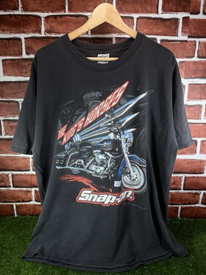 Vintage Y2K Motorcycle The King Of Horses Snap On Tools Promo T-Shirt XL