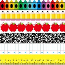 138Ft Back to School Bulletin Board Borders for Classroom Decor