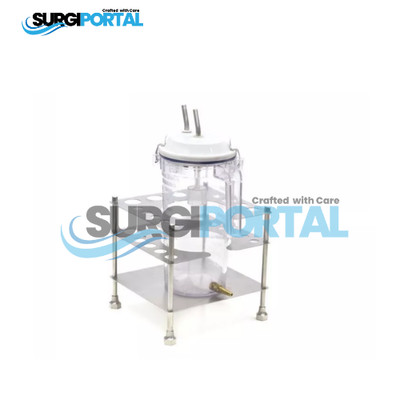Basic Liposuction Fat Collection Canister with double story racket 2000ml