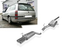 Fox Komplettanlage ab Kat Opel Omega B Caravan MV6 manuell 2x90 rund mit Abs.