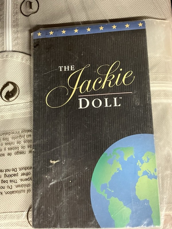 The Jackie Doll Jackie Kennedy 12in White Satin Outfit w/ Stand & Accessories