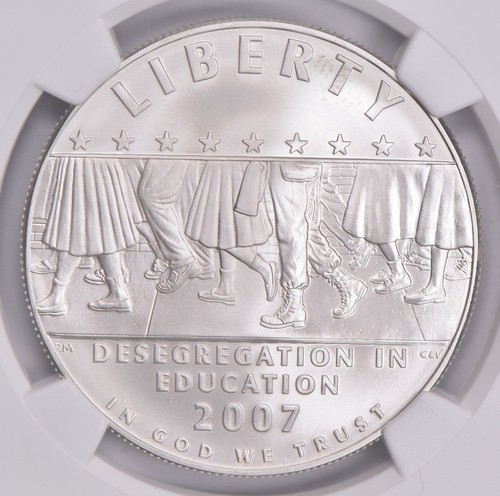 MS70 2007-P Little Rock Commemorative Dollar NGC Brown Label *2391 - Picture 3 of 5