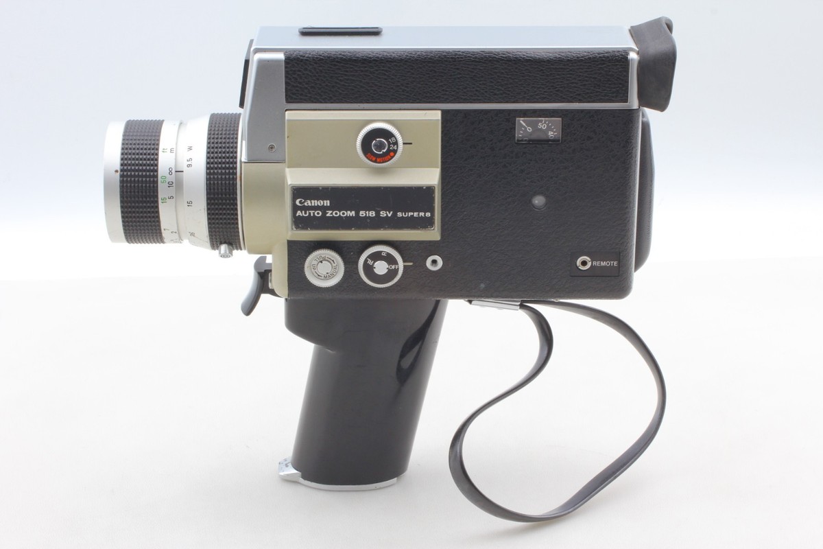 Tested [ NEAR MINT ] Canon Auto Zoom 518 SV Super 8 Movie Camera
