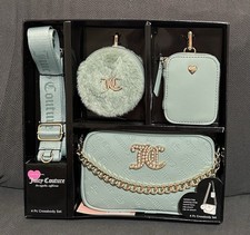Juicy Couture 4 PC Camera Bag Set Cool Blue New In Box