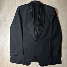 Yves Saint Laurent Tuxedo Jacket Mens Black Formal Luxury Excellent Condition