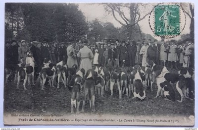 Forest of Chateau la Vallière - Saint Hubert 1912, Champchevrier crew - La