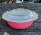 Vintage Pyrex Pink Flamingo 4.5" Casserole w/Glass Lid