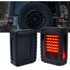 Xprite Led Tail Lights Rear Brake Turn Signal Reverse Lighting Function Smoked