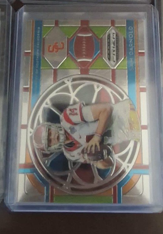 2019 Prizm Draft Picks Stained Glass Sam Darnold Mint 