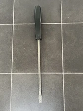 SNAP ON SDD412 18-3/8" FLAT HEAD BLACK HANDLE SCREWDRIVER