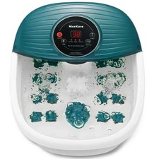 MaxKare XKAM-SPA18 - Foot Spa Bath Massager with Full Rollers Heat and bubbles