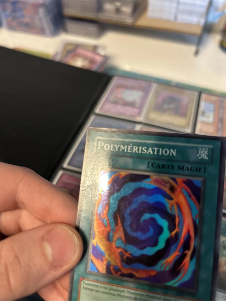Yugioh Polymerization Super LOB LDD French Misprint No Spell Type LP W/ Imprint - Image 2 of 4