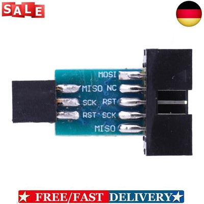 Entwicklungsplatine 10PIN auf 6PIN ISP-Adapterplatine für AVRISP USBASP STK500 *