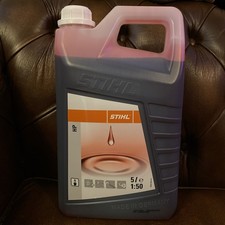 STIHL RED TWO 2 STROKE OIL 5LTR GENUINE STIHL PREMIUM 2 STROKE OIL