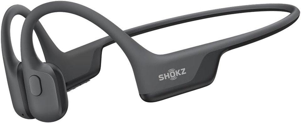 SHOKZ Openrun Air 2 Bone Conduction Open-Ear Bluetooth Headphones，Black