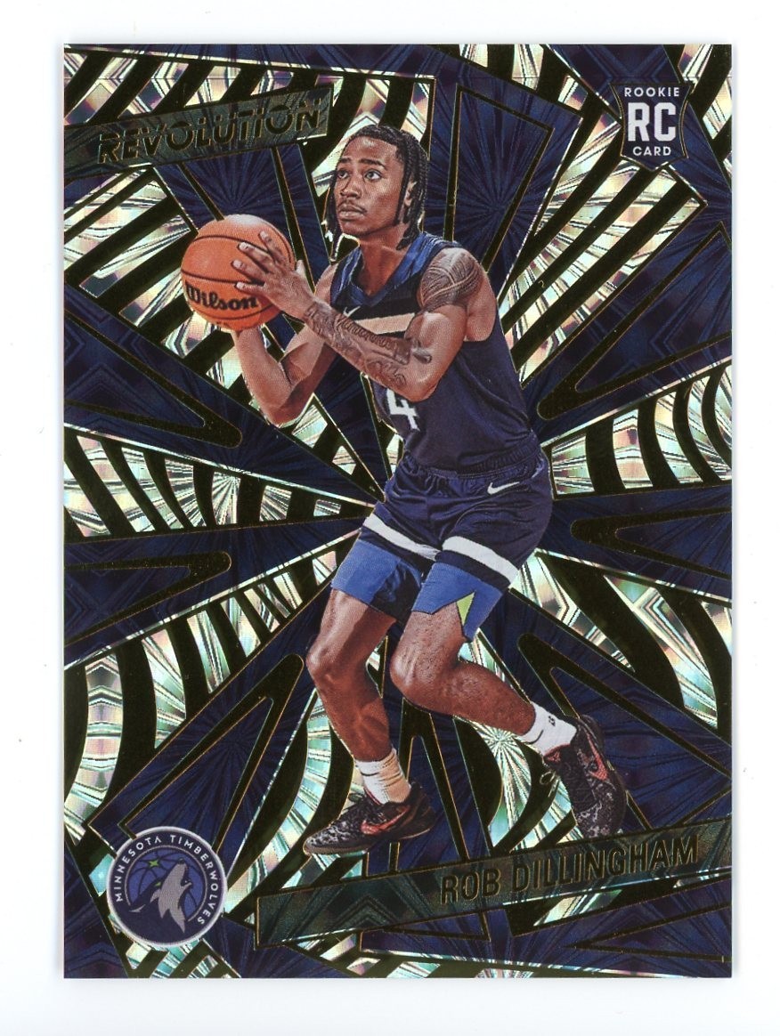 2024-25 Panini Revolution RC #105 Rob Dillingham Fireworks /149 Rookie Card