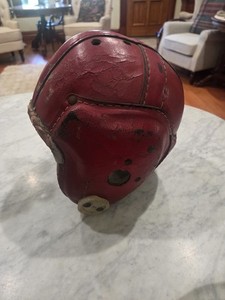 MacGregor Leather Football Helmet H612 "Lodi High School" 1940s -50s