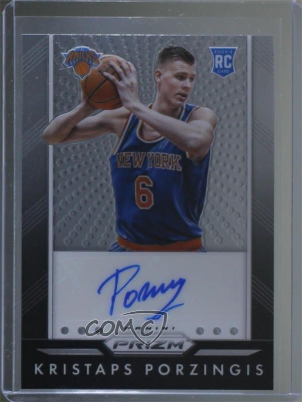 2015-16 Panini Prizm Auto Kristaps Porzingis #P-KPZ Rookie