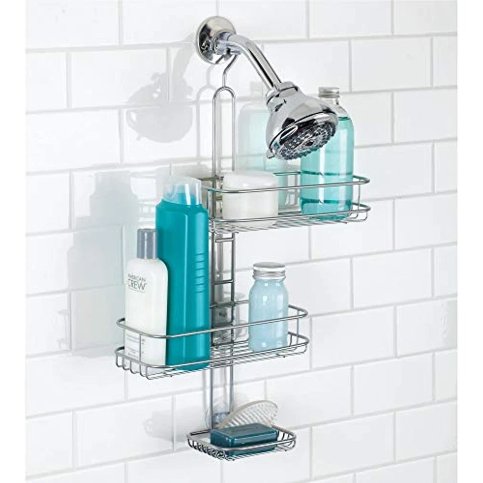 InterDesign Linea Ajustable Shower Caddy - Estantes de Almacenamiento de Baño para Foto 3 de 4