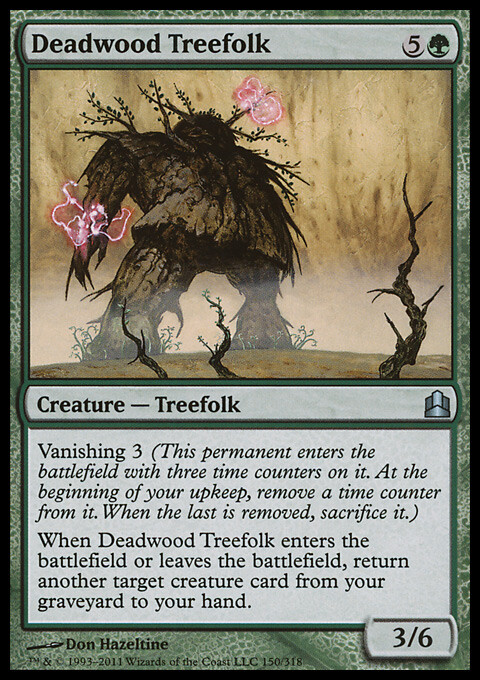 MTG Magic the Gathering Deadwood Treefolk (150/320) Commander MP