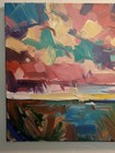 SOOOOO SOOTHING !!!!!! 20X16 MARSH LAKE POND SUNSET SKY LANDSCAPE JOSE TRUJILLO — photo 3