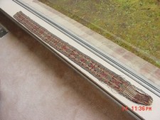 OLD ANTIQUE 19TH CENTURY QUECHUA INDIAN WOVEN SASH FROM PERU 55 INCHES LONG