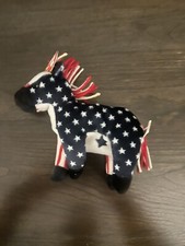 RARE TY Lefty 2000 Beanie Baby With Errors Political Donkey